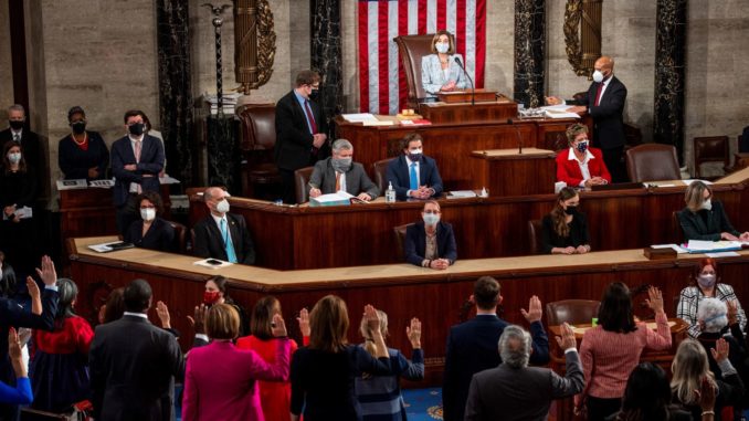 Nancy Pelosi, reelegida presidenta de la Cámara Baja de EEUU