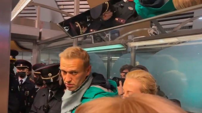 navalni capturado moscú