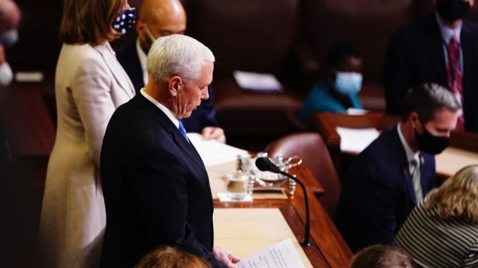 pence certifica biden
