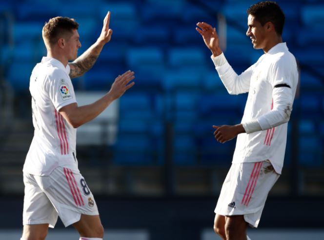 benzema/ Kroos y Varane