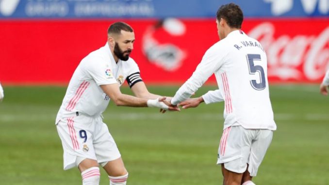 benzema varane zidane