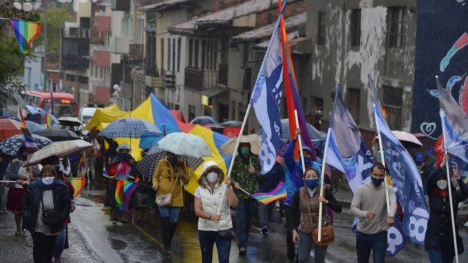 marcha indígena cuenca