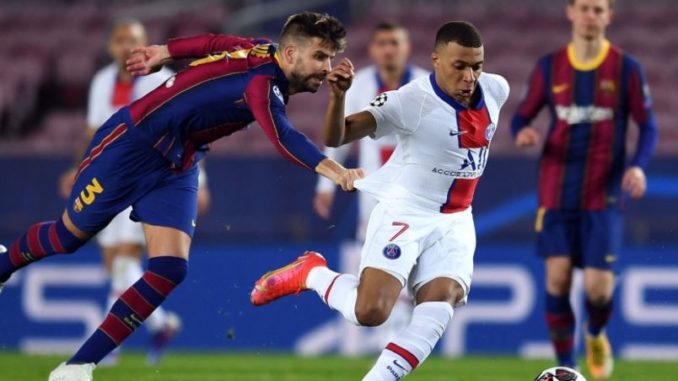 mbappe pique Mbappé