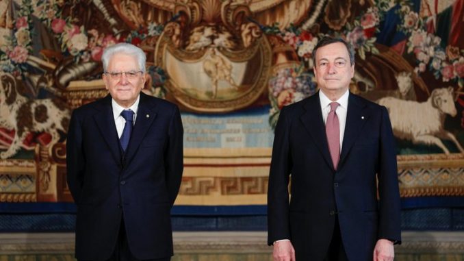 primer ministro italia mario dragui Jura Mario Drgui primer ministro Italia, foto Infobae