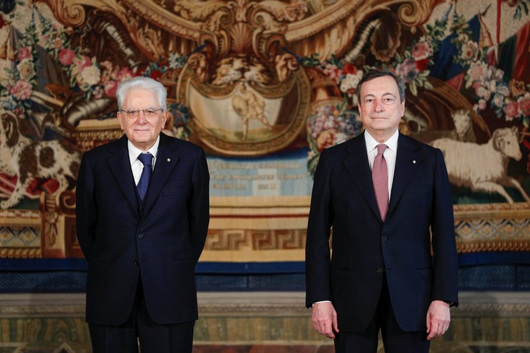Jura Mario Drgui primer ministro Italia, foto Infobae