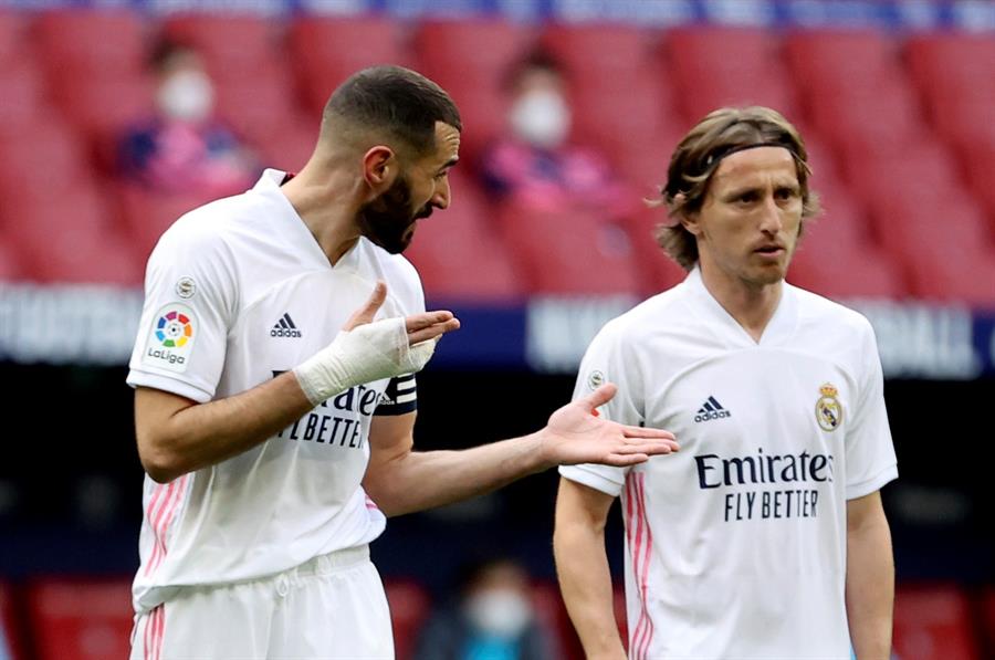 benzema y modric