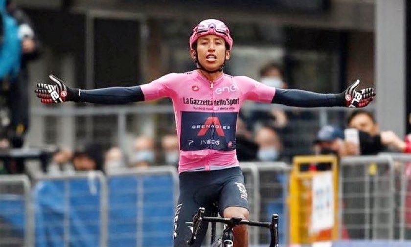 Egan Bernal, brillante ganador del Giro de Italia 2021 ...