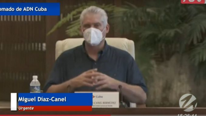 diaz canel combate