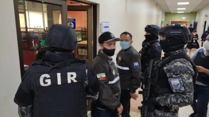 policía informa allanamiento
