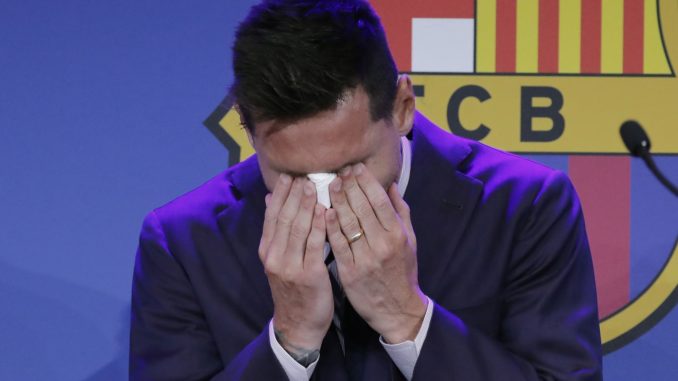 messi llora
