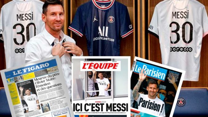 messi prensa parís