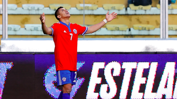 Sánchez, imagen recuperada de la cuenta oficial de Twitter de la selección chilena chile
