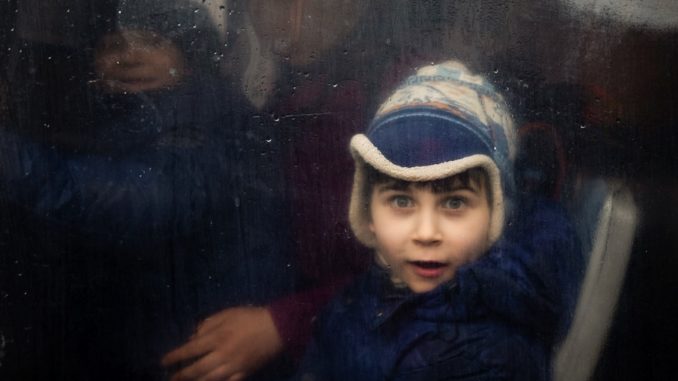 Ukraine-Russia conflict, evacuation of civilians near Kiev