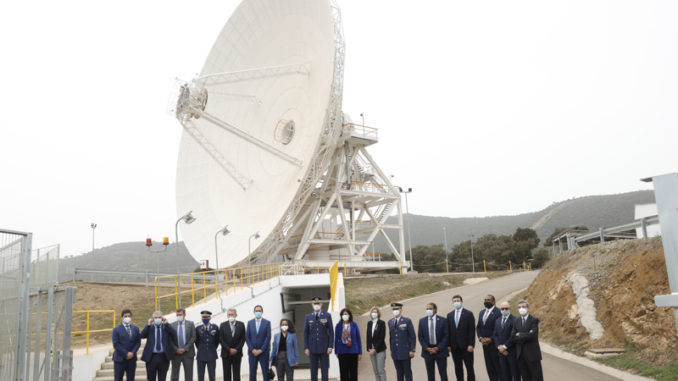 El rey Felipe VI inaugura la nueva antena en el Complejo de Comunicaciones del Espacio Profundo de la NASA