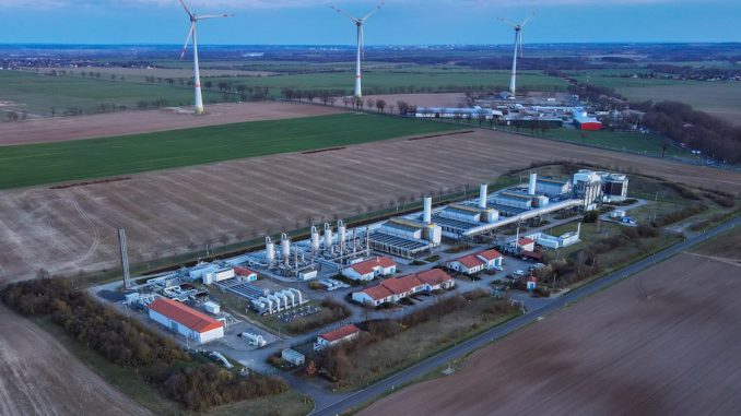 Estación compresora de gas en Alemania