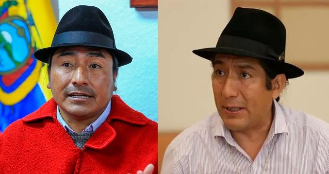 Leonidas Iza y Salvador Quishpe