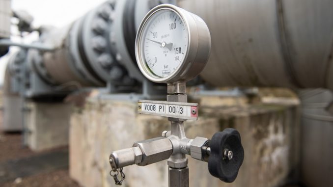 Depósito de gas en el este de Alemania