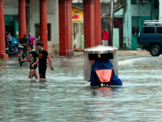 Fuertes lluvias en Cuba, imagen tomada de redes sociales @France24_es