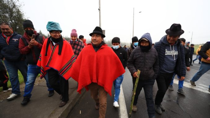 Cierre parcial de vías en primeras horas de movilización social en Ecuador