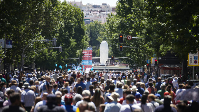 Manifestación contra la reforma de la ley del aborto