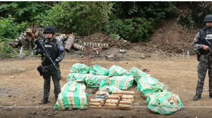 dos toneladas cocaína