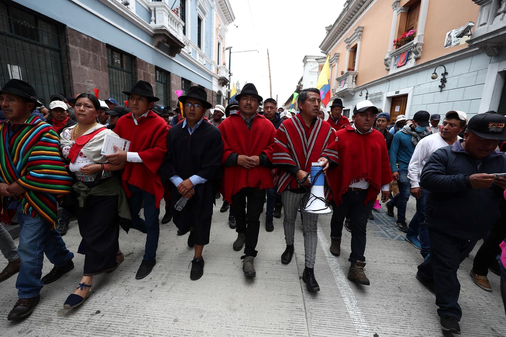 iza marcha en quito