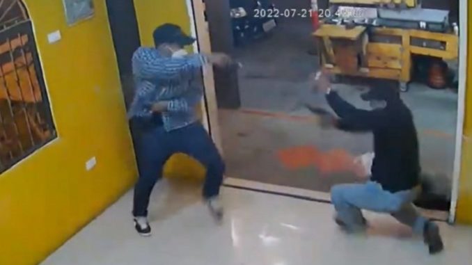 ladrón que dispara