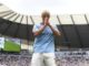 Manchester (United Kingdom), 27/08/2022.- Erling Haaland of Manchester City reacts during the English Premier League soccer match between Manchester City and Crystal Palace in Manchester, Britain, 27 August 2022. (Reino Unido) EFE/EPA/ANDREW YATES EDITORIAL USE ONLY. No use with unauthorized audio, video, data, fixture lists, club/league logos or 'live' services. Online in-match use limited to 120 images, no video emulation. No use in betting, games or single club/league/player publications