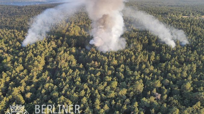 Explosión provoca incendio en el bosque berlinés de Grunewald