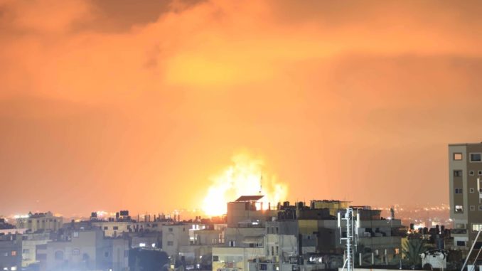 franja de gaza bombardeo