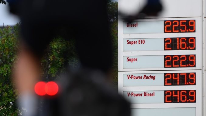 Subida de precios de la gasolina en Alemania