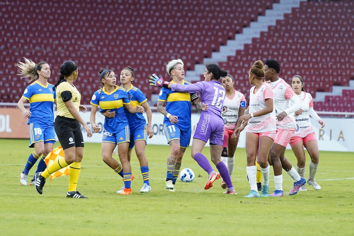 Goleada en segundo triunfo de Boca en Libertadores Femenina