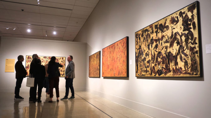 Pintor mexicano expone en EE.UU. sus sueños en "Rescoldos de Oaxaca"