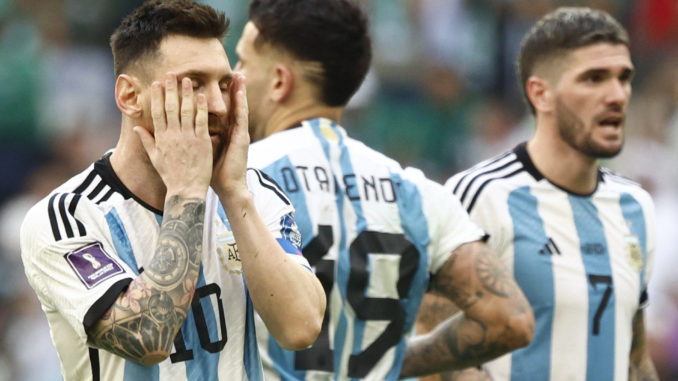 Mundial de Fútbol: Argentina - Arabia Saudita