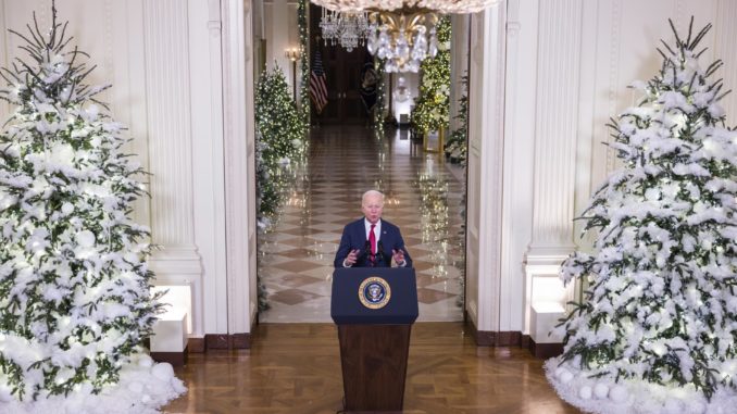 President Biden delivers Christmas address from White House