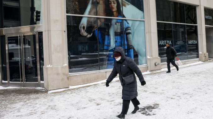 Winter storm affecting the US