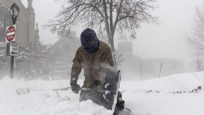 Tormenta invernal en Buffalo, Nueva York
