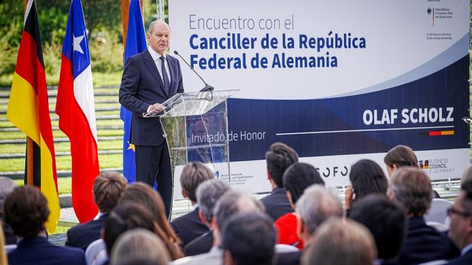 Scholz ofrece a Chile más intercambio de tecnología e innovación