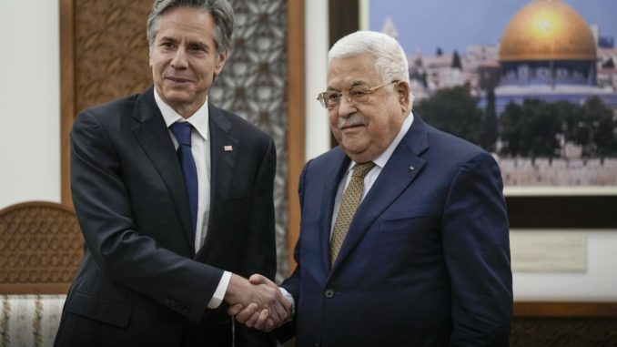 US Secretary of State Antony Blinken visits Ramallah