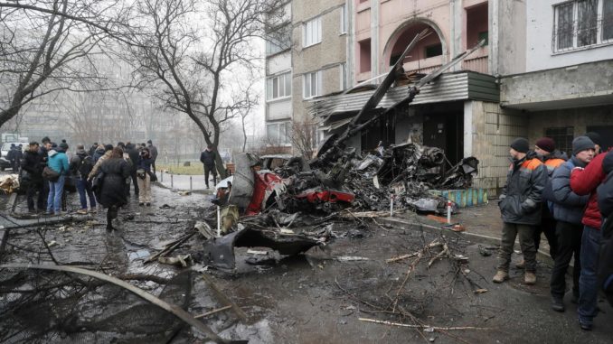 At least 18 people killed after helicopter crashes in Brovary, near Kyiv