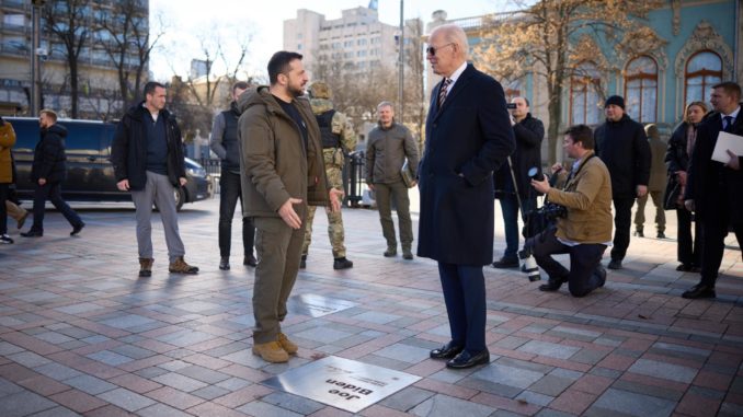US President Biden meets Ukraine's President Zelensky in Kyiv
