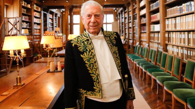 Mario Vargas Llosa joins French Academy