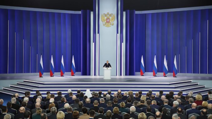 Putin delivers state of the nation address before Federal Assembly