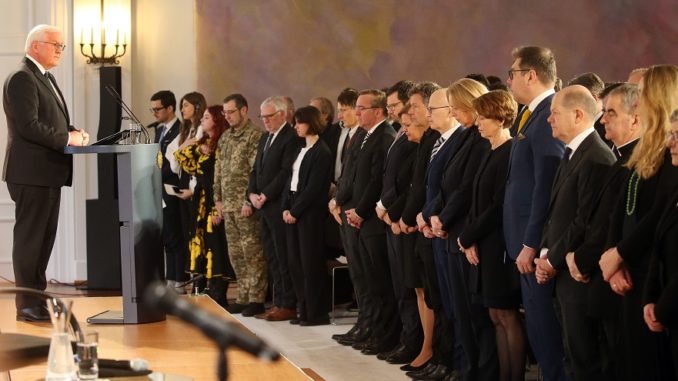 Acto central en Alemania por aniversario de guerra en Ucrania