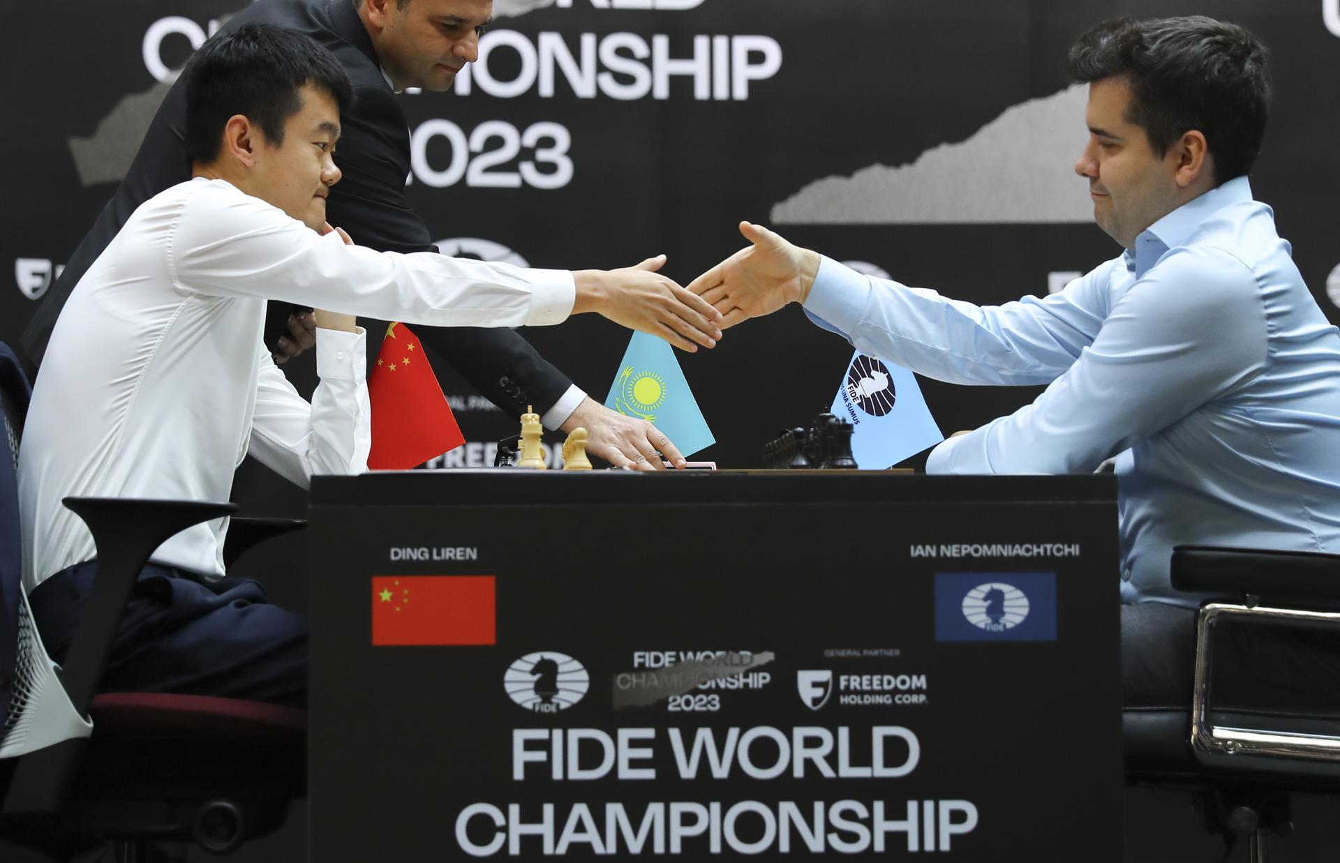 Ding derrota Nepomniachtchti e é o primeiro chinês campeão mundial de xadrez  - Mais modalidades - SAPO Desporto