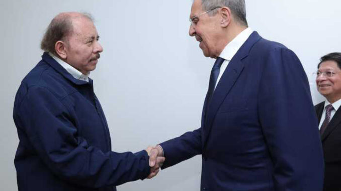 Ortega recibe en Managua a Lavrov para fortalecer la cooperación bilateral