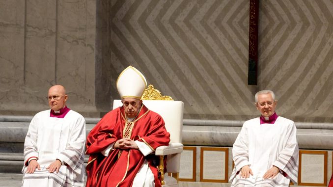 Good Friday Mass with Pope Francis