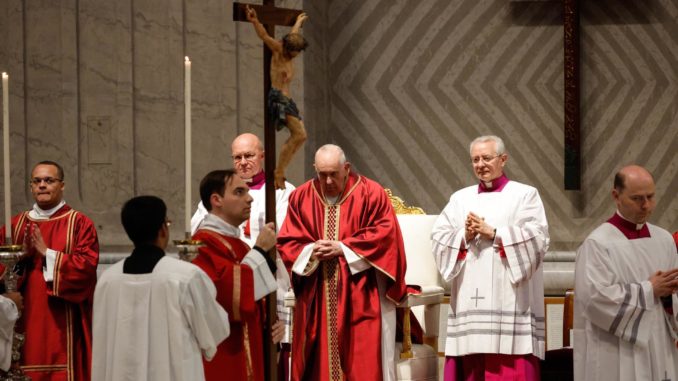 Good Friday Mass with Pope Francis