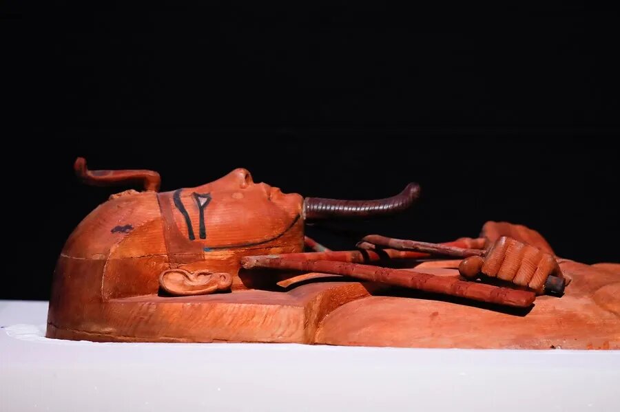 Coffin of Ramses II lights up Parisian show about Egypt