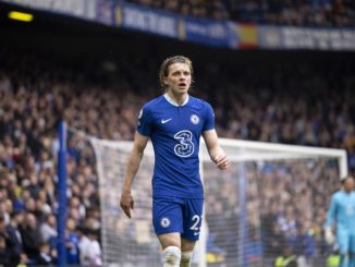 London (United Kingdom Germany), 13/05/2023.- Chelsea's Conor Gallagher in action during the English Premier League soccer match between Chelsea FC and Nottingham Forest, in London, Britain, 13 May 2023. (Reino Unido, Londres) EFE/EPA/TOLGA AKMEN EDITORIAL USE ONLY. No use with unauthorized audio, video, data, fixture lists, club/league logos or 'live' services. Online in-match use limited to 120 images, no video emulation. No use in betting, games or single club/league/player publications.